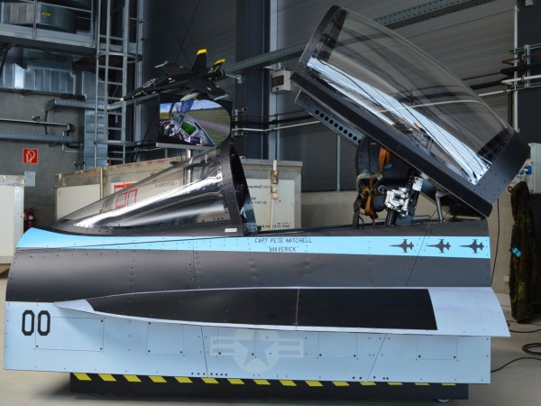 Kampfjet Simulator Mainz (F-18 Hornet fixed)