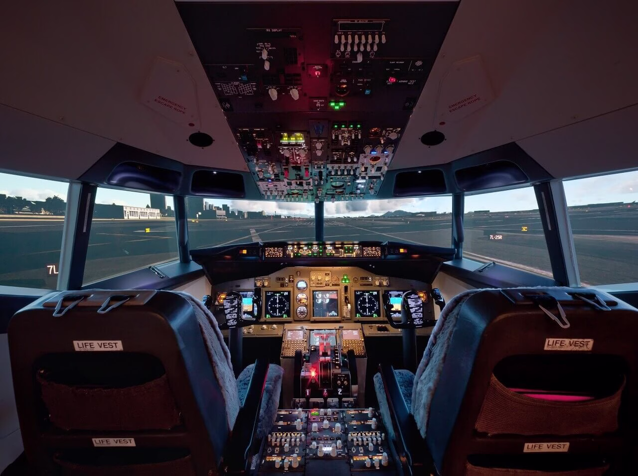 Flugzeug Simulator Frankfurt (Boeing 737 fixed) – Bild 3
