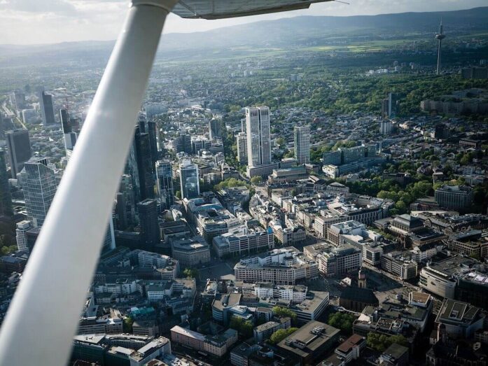 Flugzeug Ausblick
